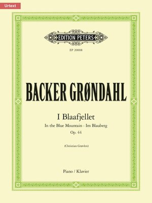 cover image of I Blaafjellet (In the Blue Mountain) Op. 44